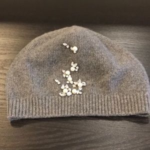 Portolano cashmere beanie with jewels